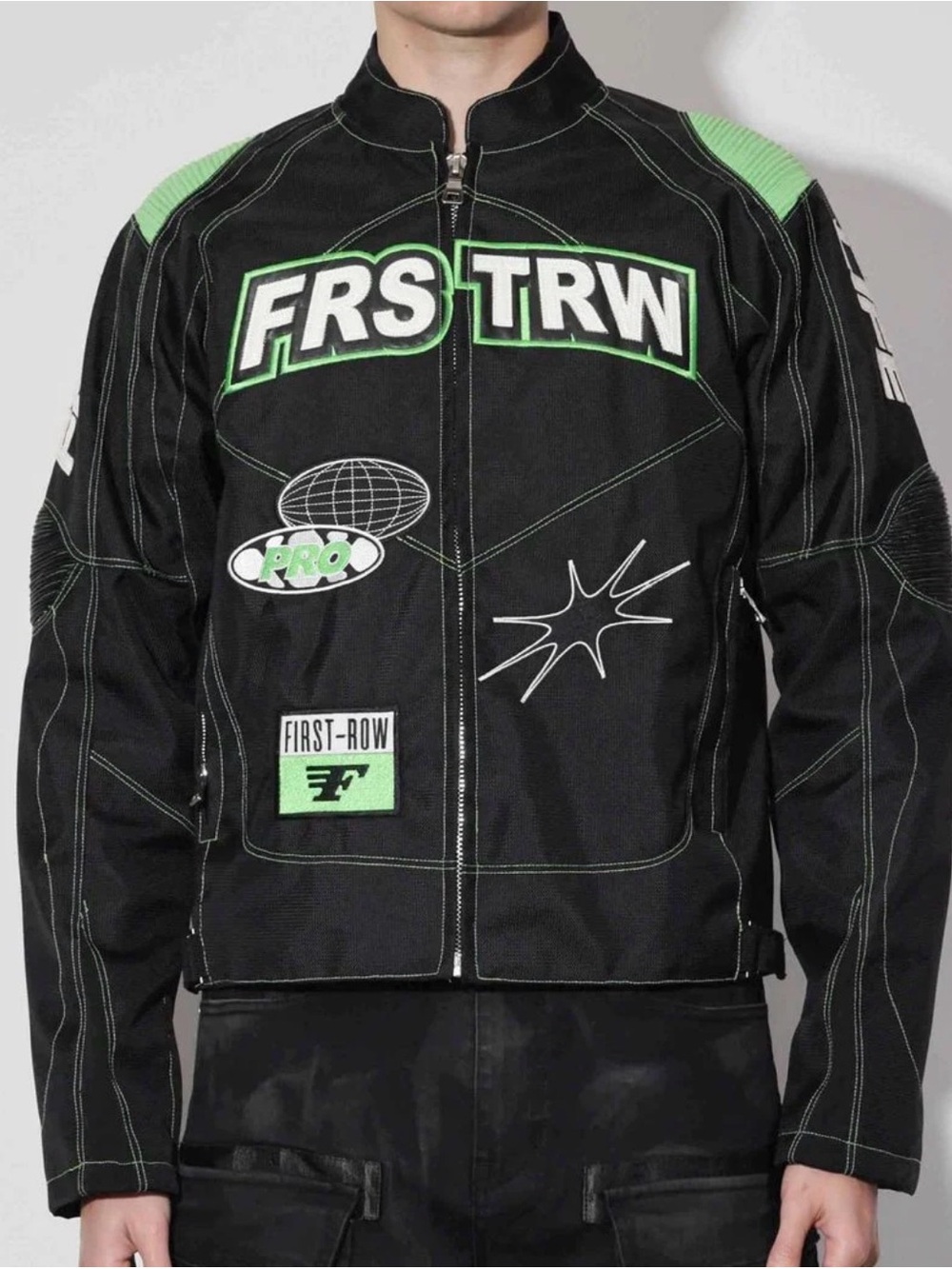 First Row Jacket - Intellectual Property Mesh Motorcycle - Size Small
